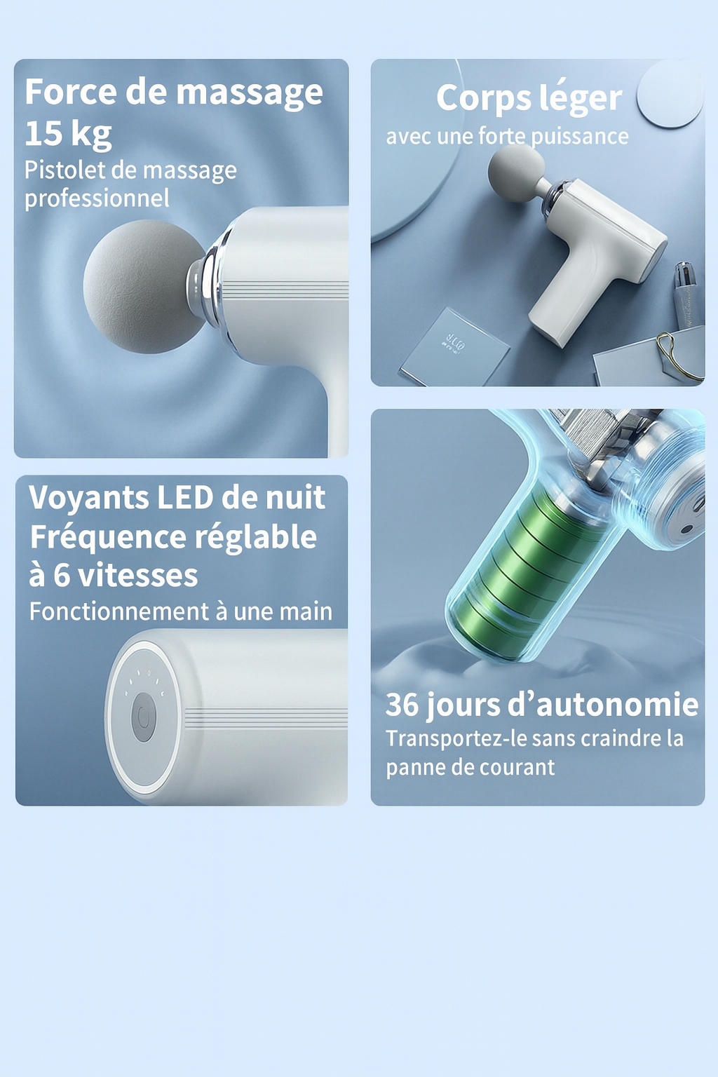 Pistolet de massage