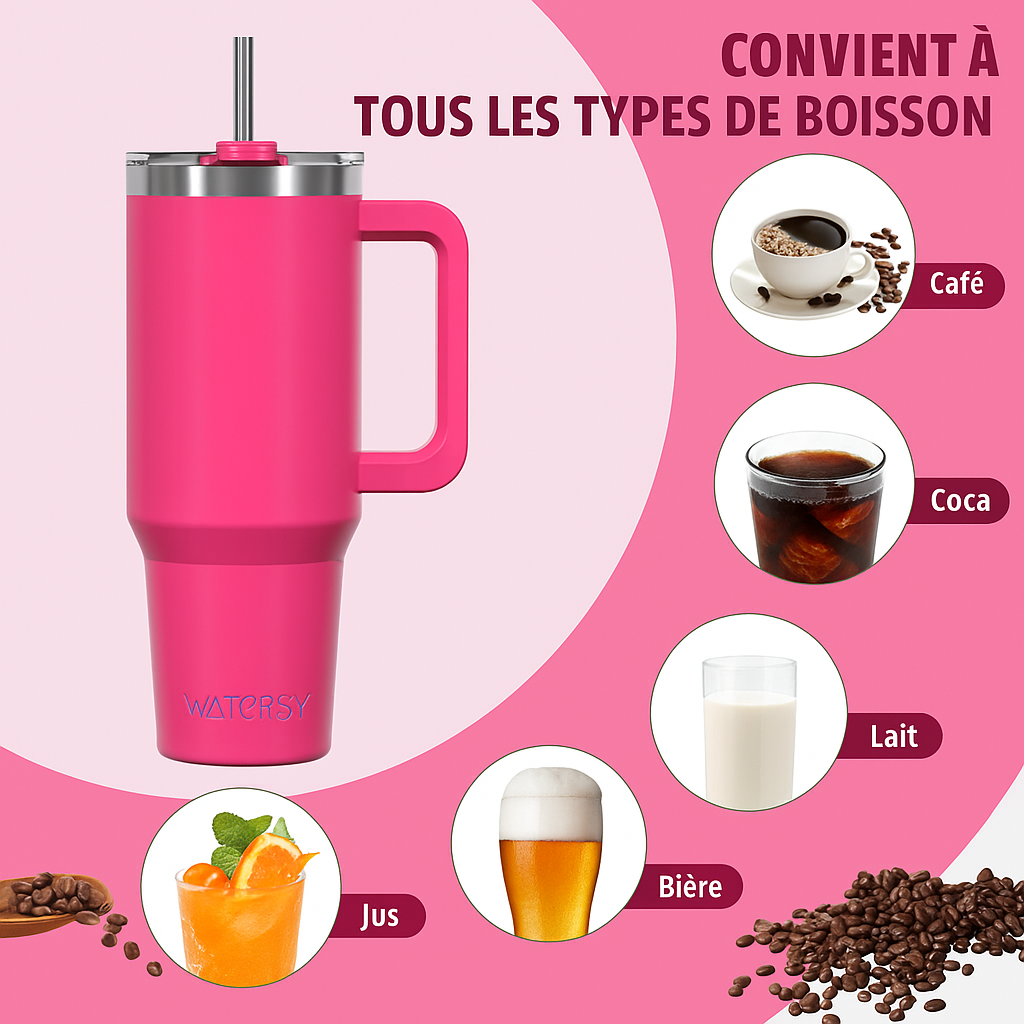 Gourde isotheme avec poignée