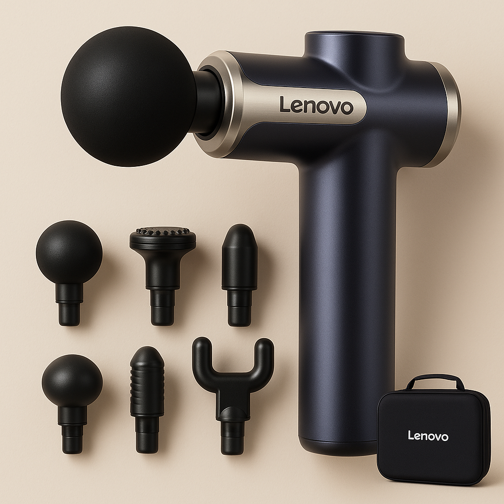 Lenovo - Pistolet de massage 7 en 1